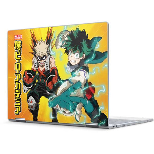 My Hero Academia Deku and Bakugo Season 5 Pixelbook Skin